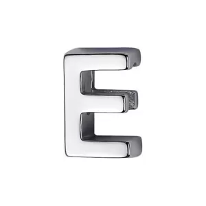 Серебряная подвеска буква Е